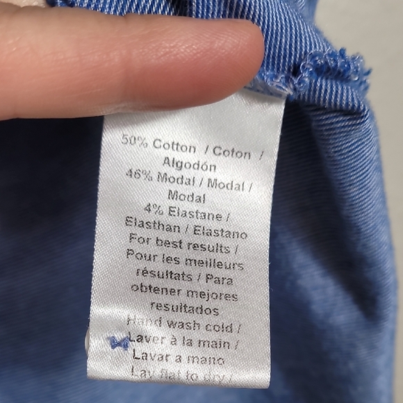 Peter Millar Mens Short Sleeve Polo Shirt Size L Blue Collar Golf Lightweight - Picture 6 of 11